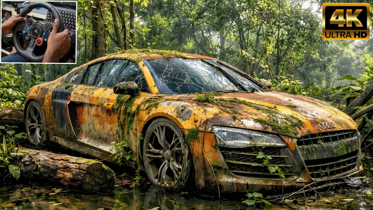 I Restored an Abandoned Audi R8 in Forza Horizon 5! 😱 | Logitech G29 Gameplay