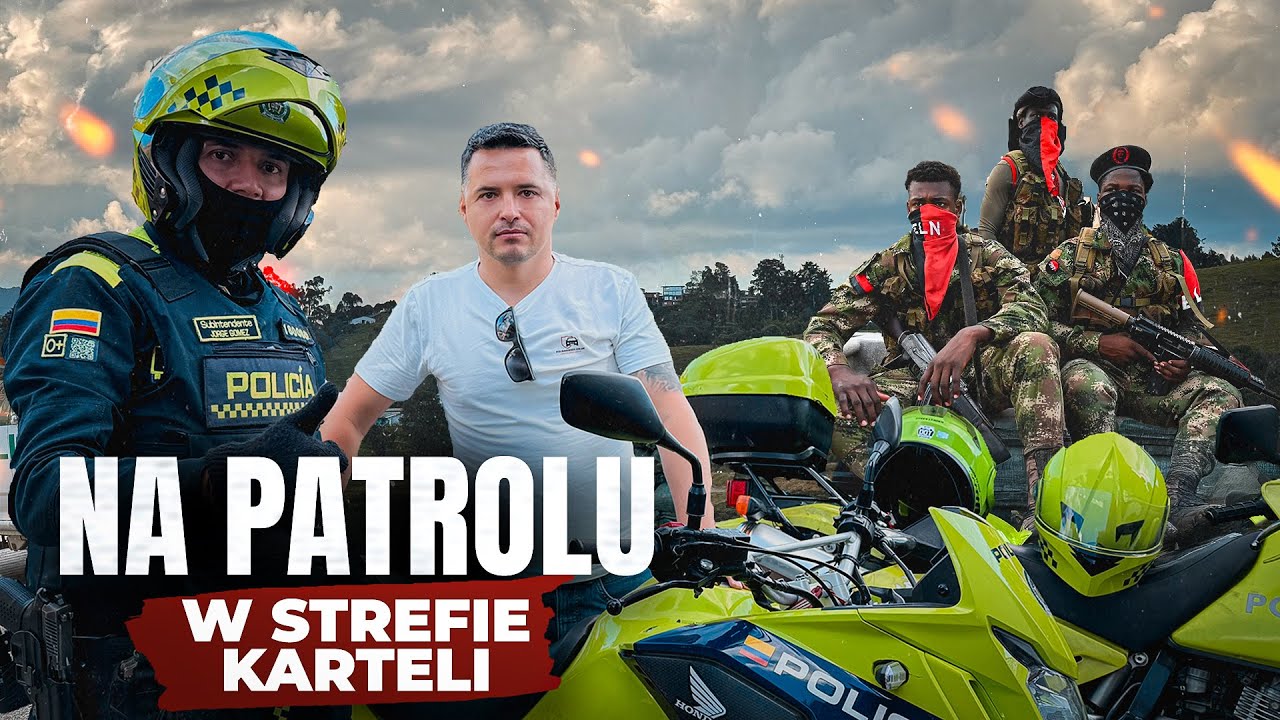 Kolumbijska policja na terytorium karteli – zobacz, co tam się dzieje!
