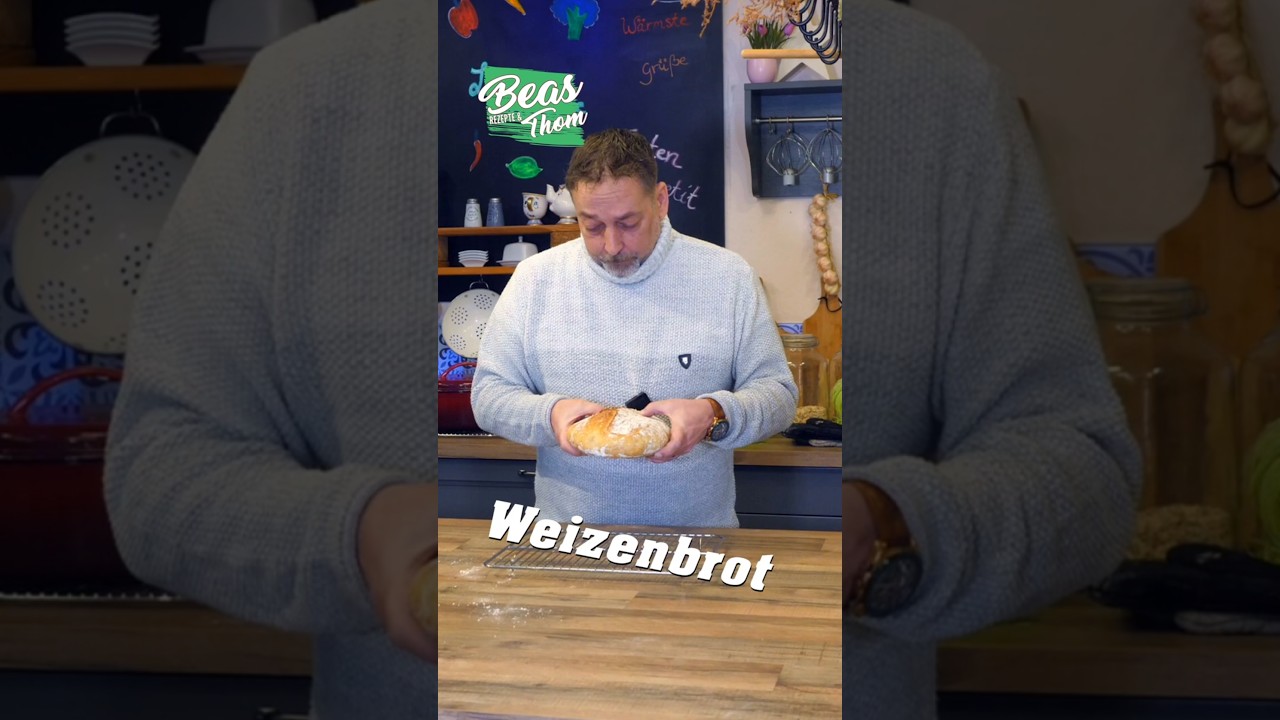 Einfaches Brot Rezept - Weizenbrot backen  #brot  #rezept  #backen #Weizenbrot