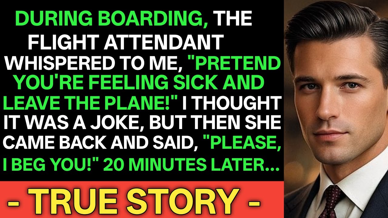 While Boarding at Dawn, the Flight Attendant Said “Leave Now” — By That Evening, It Made Sense