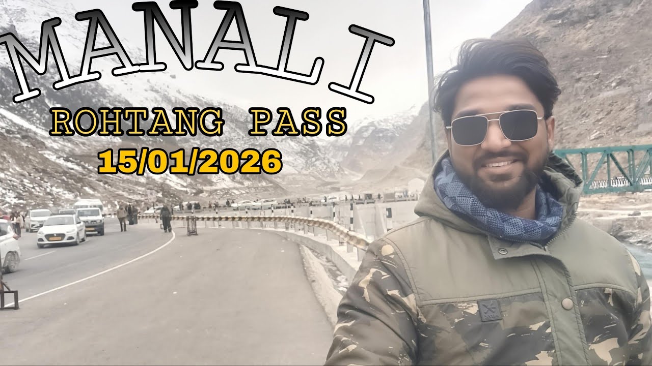❄️Manali-ல் இப்படி ஒரு பனிப்பொழிவா? | Atal Tunnel Snow Condition Today 2026 | Manali Tamil Vlog 