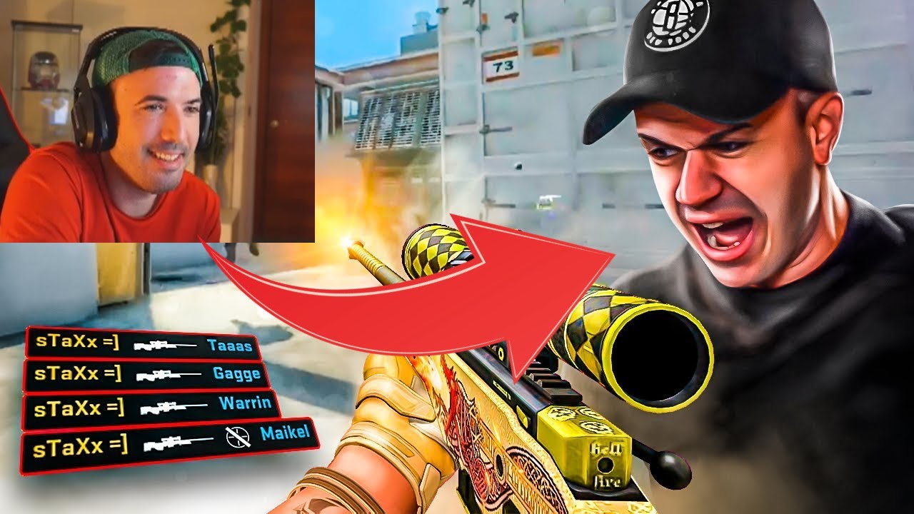 FLIPIN REACCIONA A STAXX - Mejores jugadas Enero 2023 | CSGO