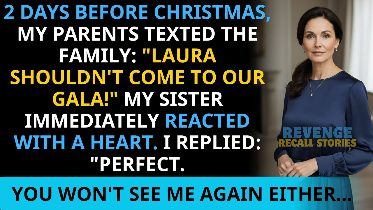 2 Days Before Christmas, Parents Texted ‘Better If Laura Doesn’t Show Up’—I Replied With This...