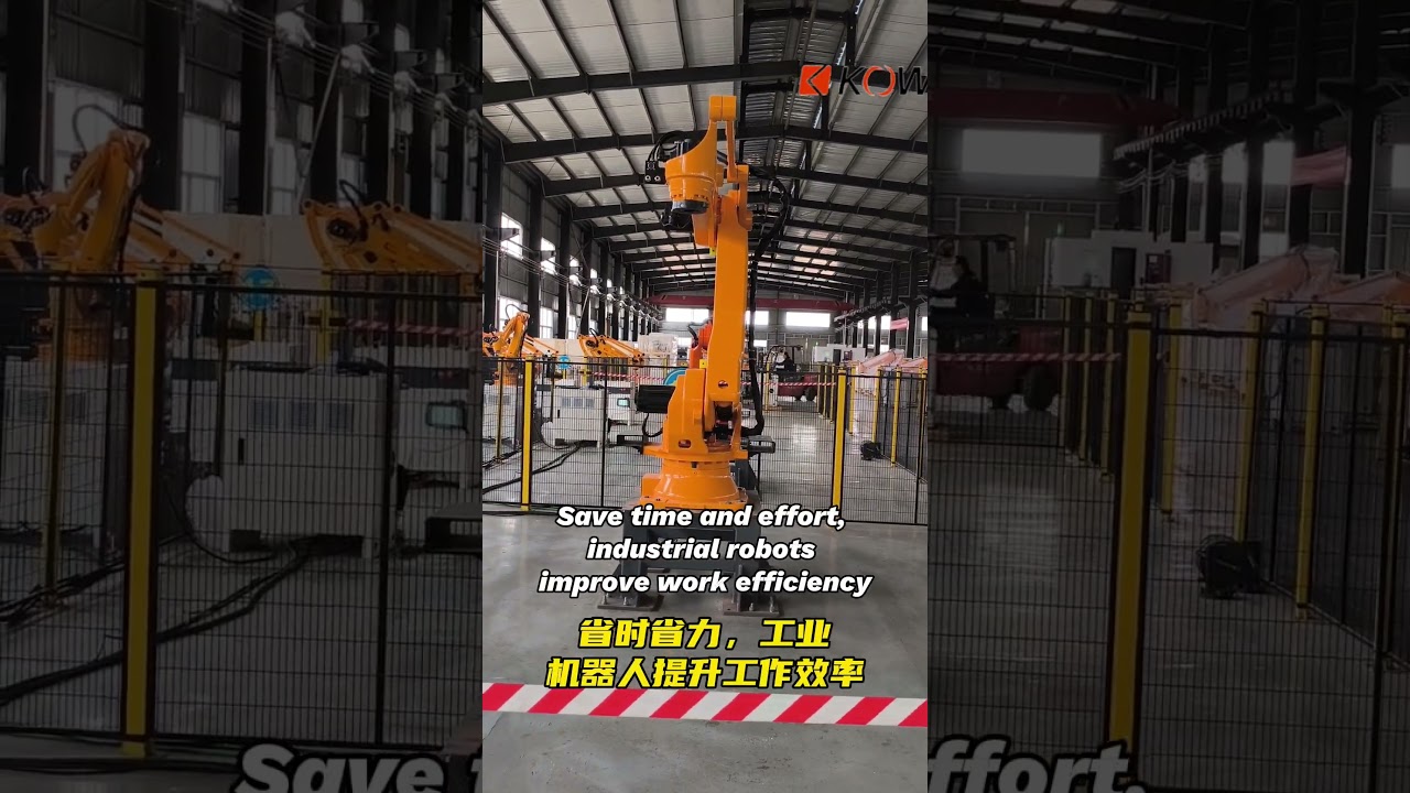 Save time and effort, industrial robots improve work efficiency #automobile #robotization