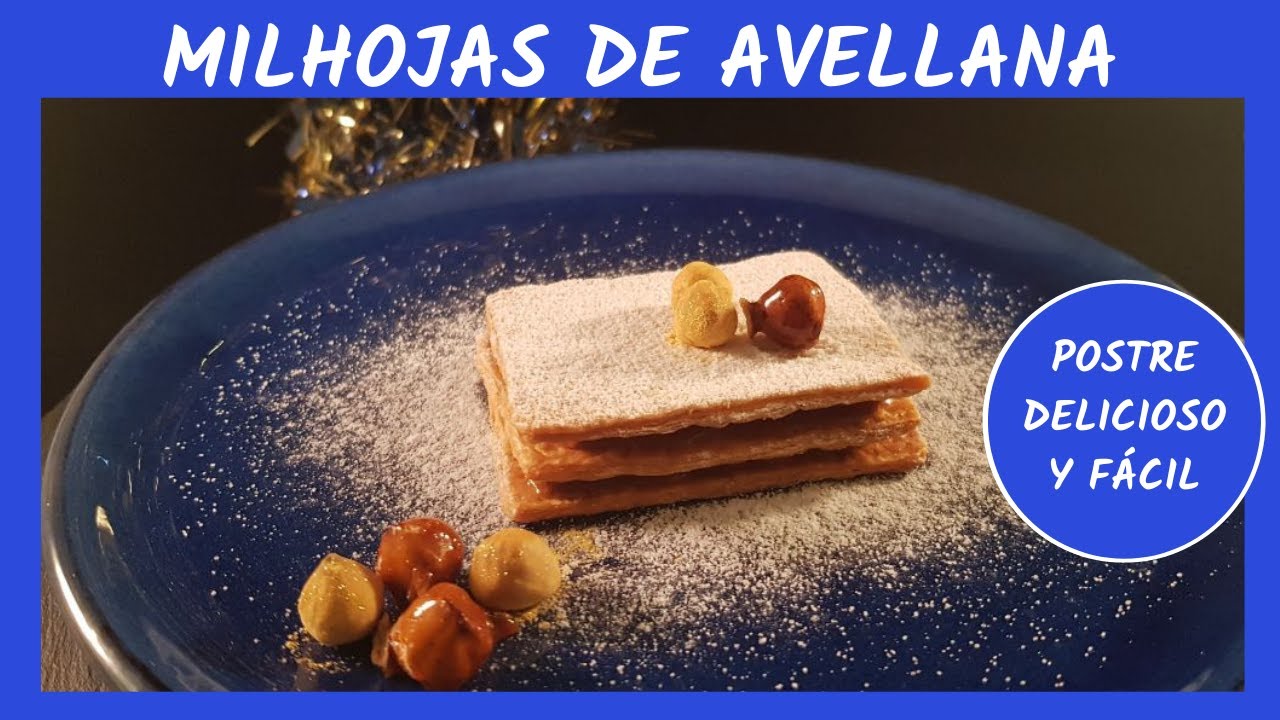Milhojas de avellana #short