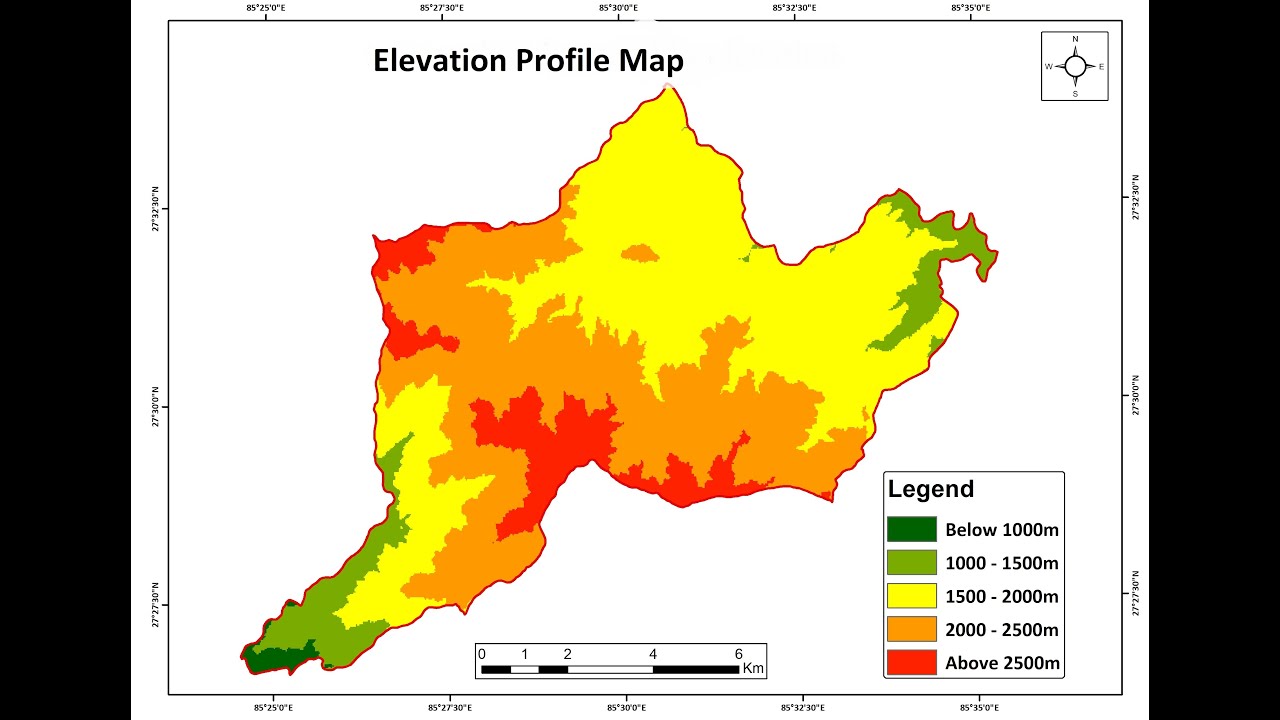 Create Elevation Profile Map from DEM | Reclassify DEM in ArcGIS