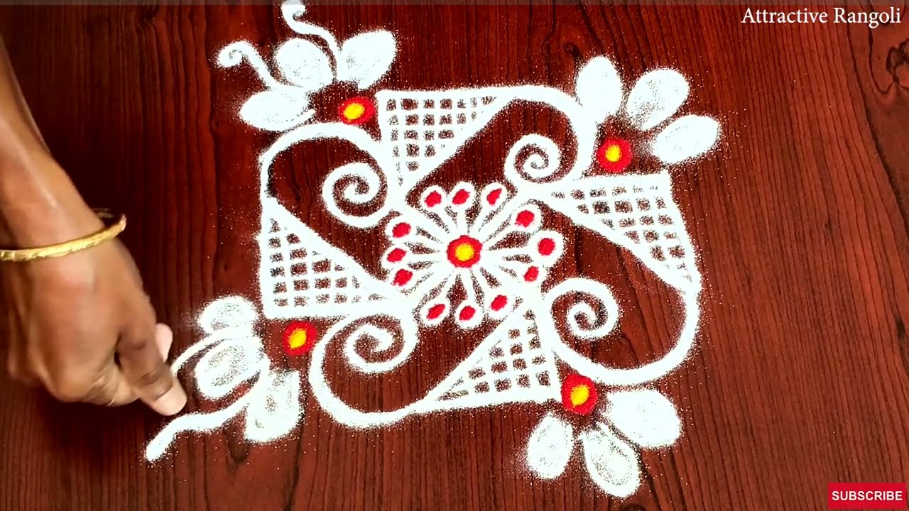 🌟7 Easy Masi matha kolam🌟 🌟Padi kolam🌟3 dot Rangoli🌟Kolam @AttractiveRangoli11