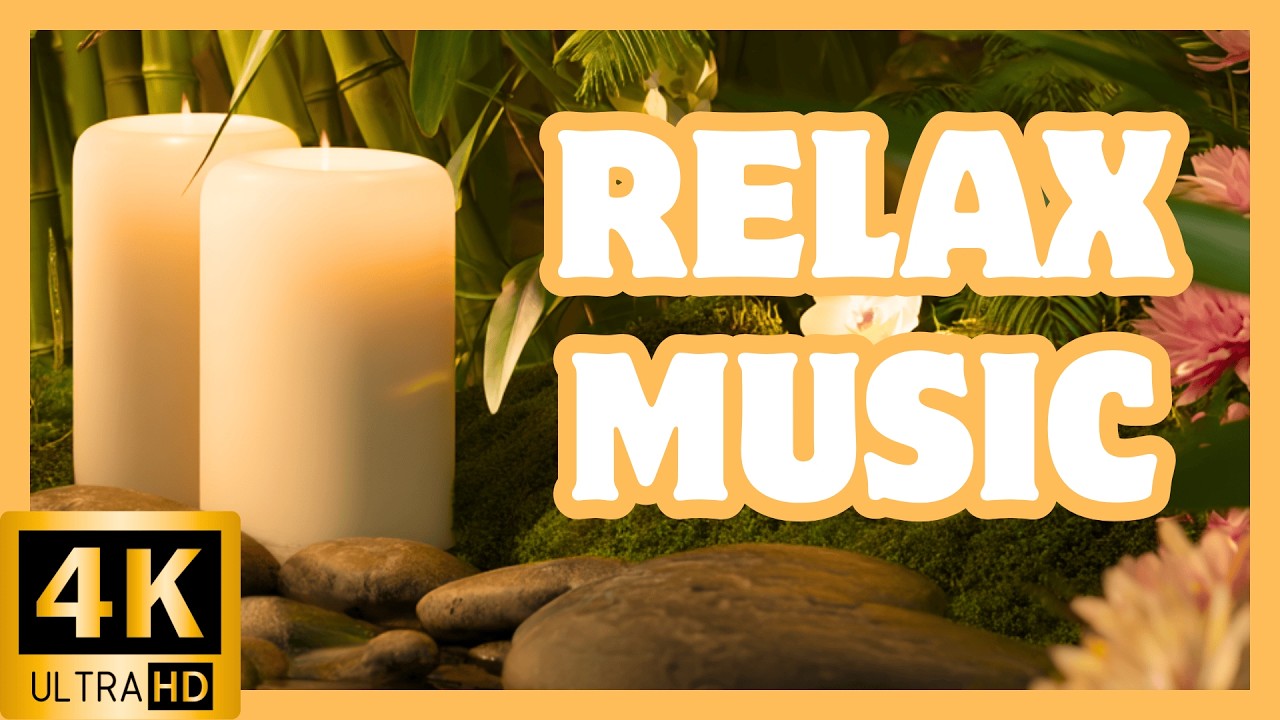 Instant Calm for Anxiety 🌙 9 Hours Meditation & Sleep Music (4K) | Relaxing Background Music