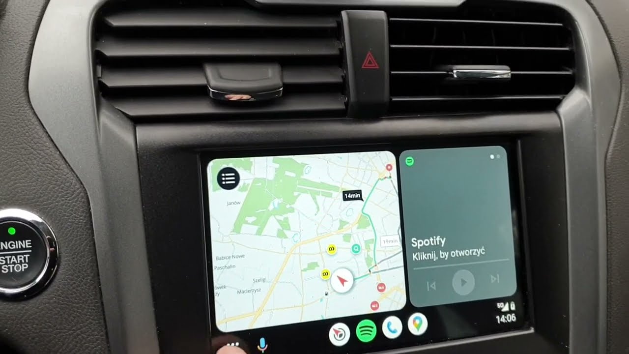 Android Auto w Ford Mondeo krok po kroku| Maps | &ndash; Jak zainstalować i uruchomić + Yanosik