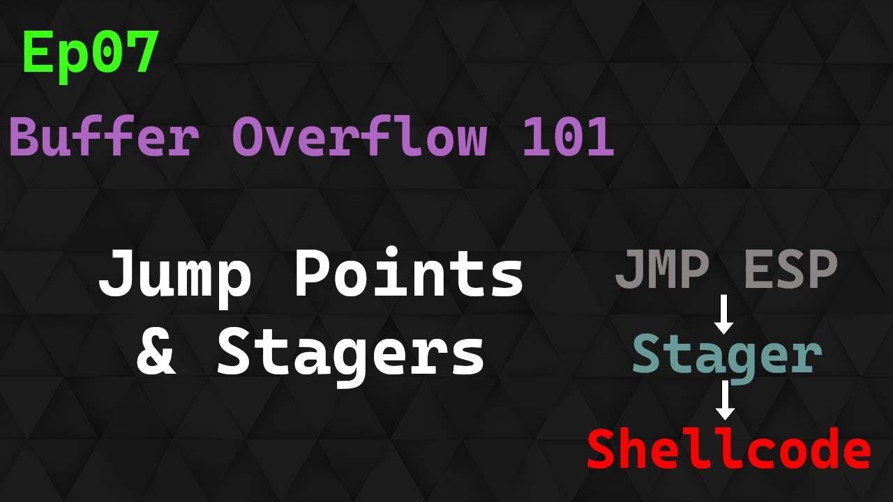 Buffer Overflow 101: Ep 7 - Jump Points and Stagers