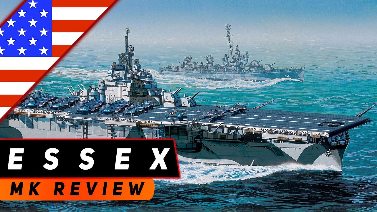 АВИАНОСЕЦ ESSEX! УЛУЧШАЕТ ВСЮ КОМАНДУ И УДАРЯЕТ РЕАКТИВАМИ! МИР КОРАБЛЕЙ