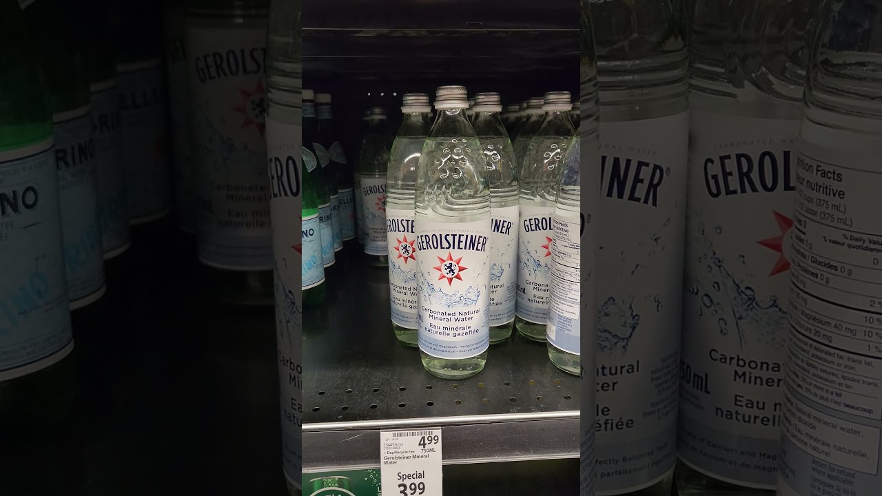 5,- $ f&uuml;r eine 0,75l Gerolsteiner... August 2023