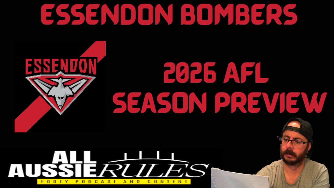 Essendon Bombers 2026 AFL Season Preview - What is a Pass Mark For The Dons in 2026?
