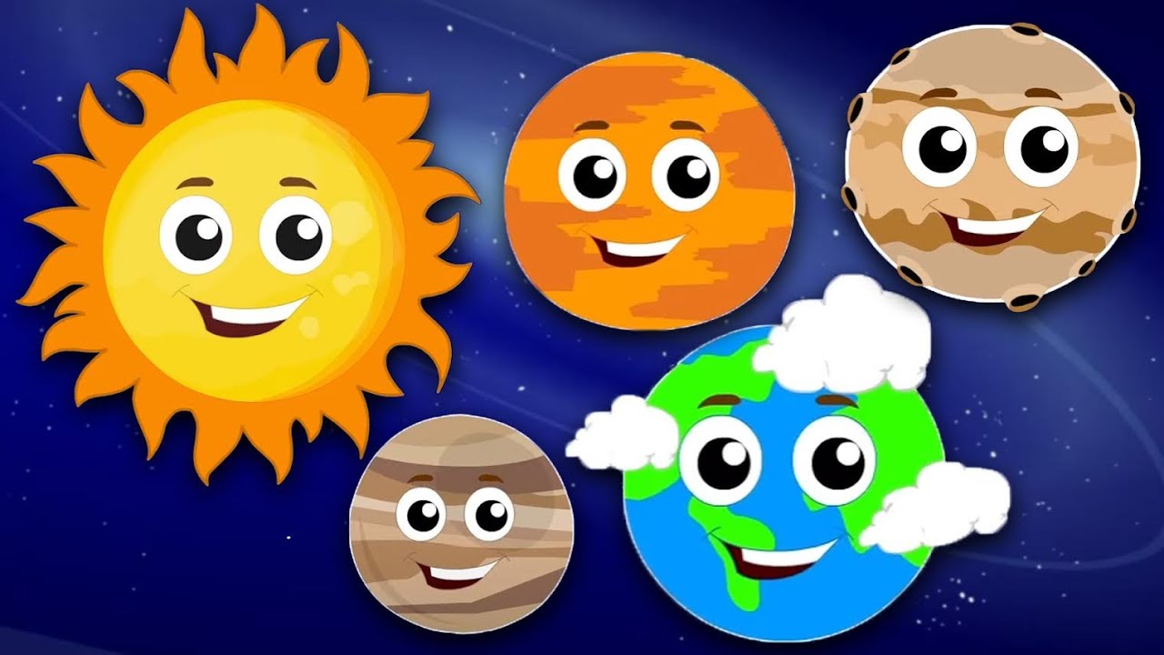 Planets Song, Our Solar System and Kids Learning Videos