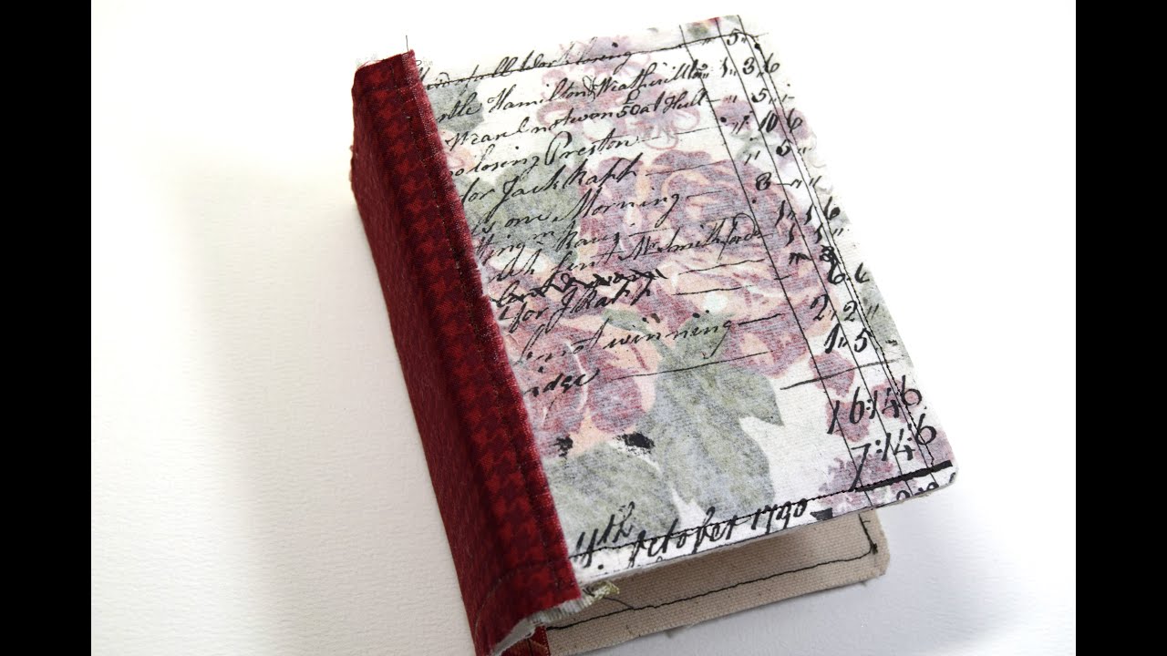 Collage Paper and Canvas Journal Cover Tutorial