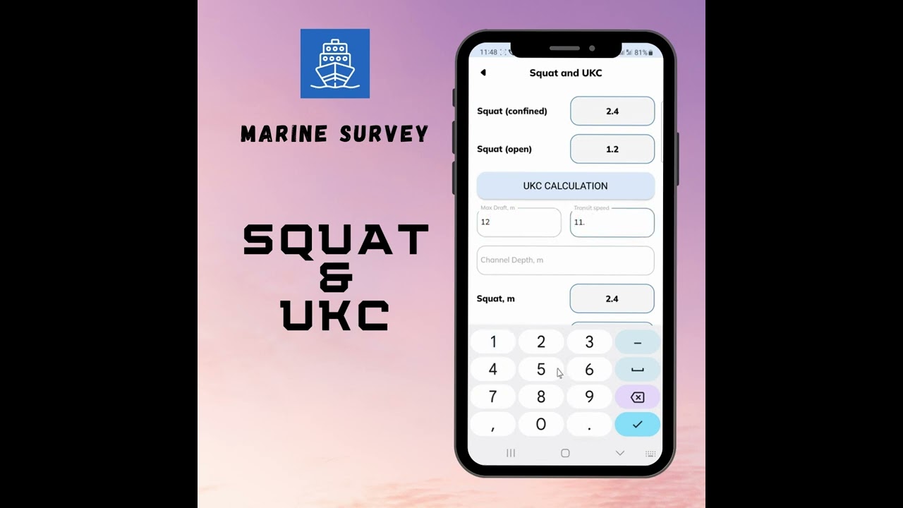 Squat and UKC Calculator.