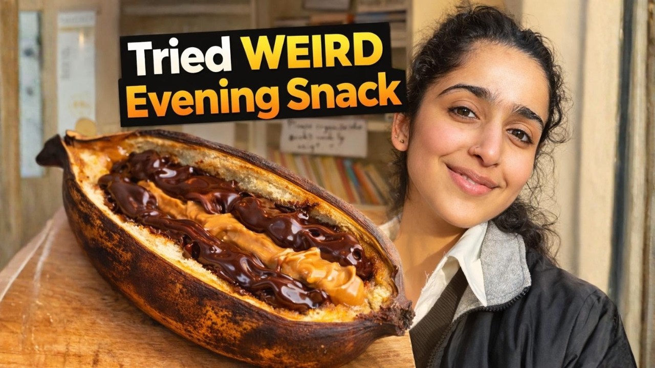 Tried Weird Evening Snack 😳 |