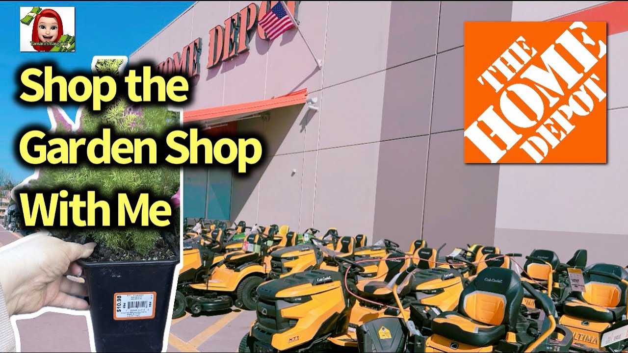 HOME DEPOT🚨SHOP THE GARDEN SHOP WITH ME🌸 #homedepot #garden #shopping 