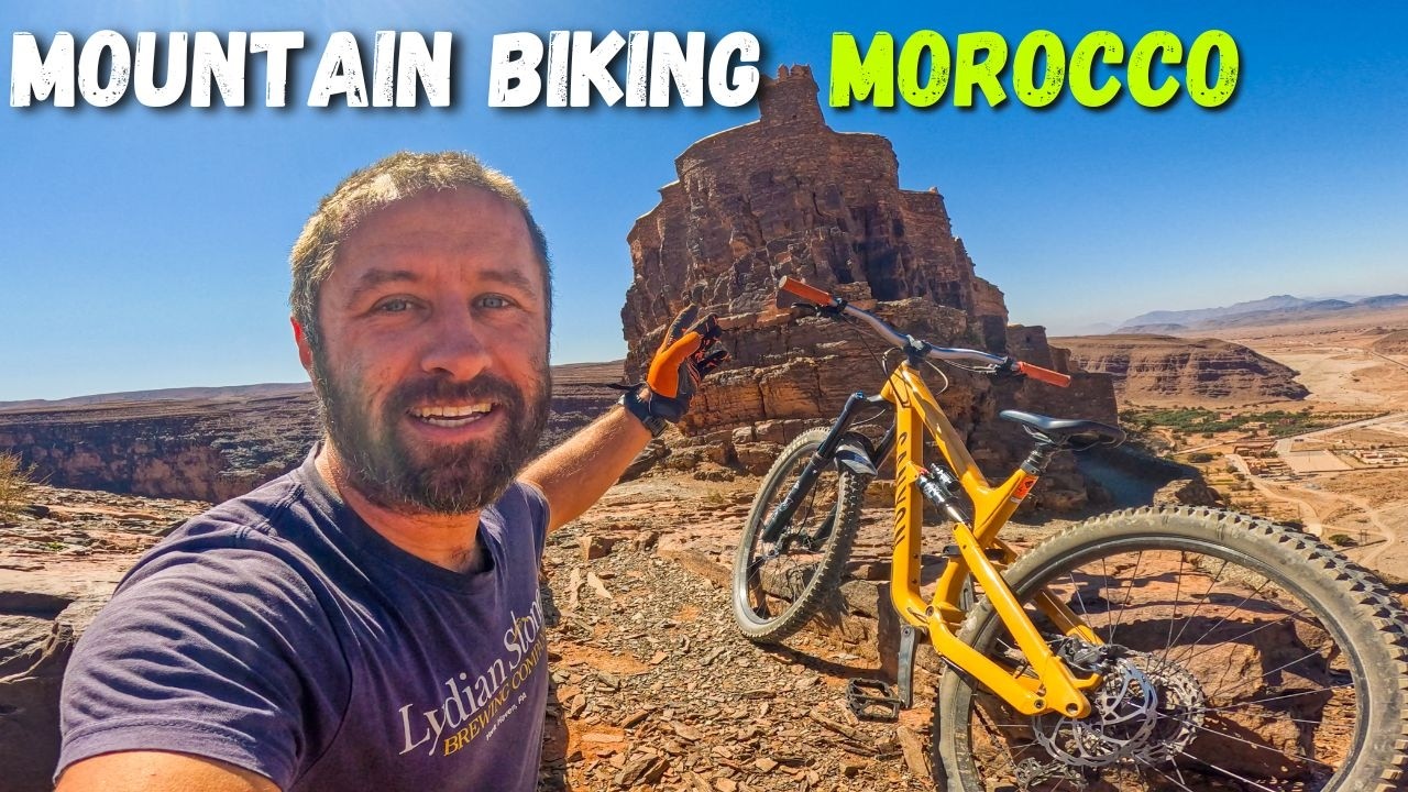 Sketchy Cliffside MTB: Riding to an Ancient Agadir in Morocco (POV)