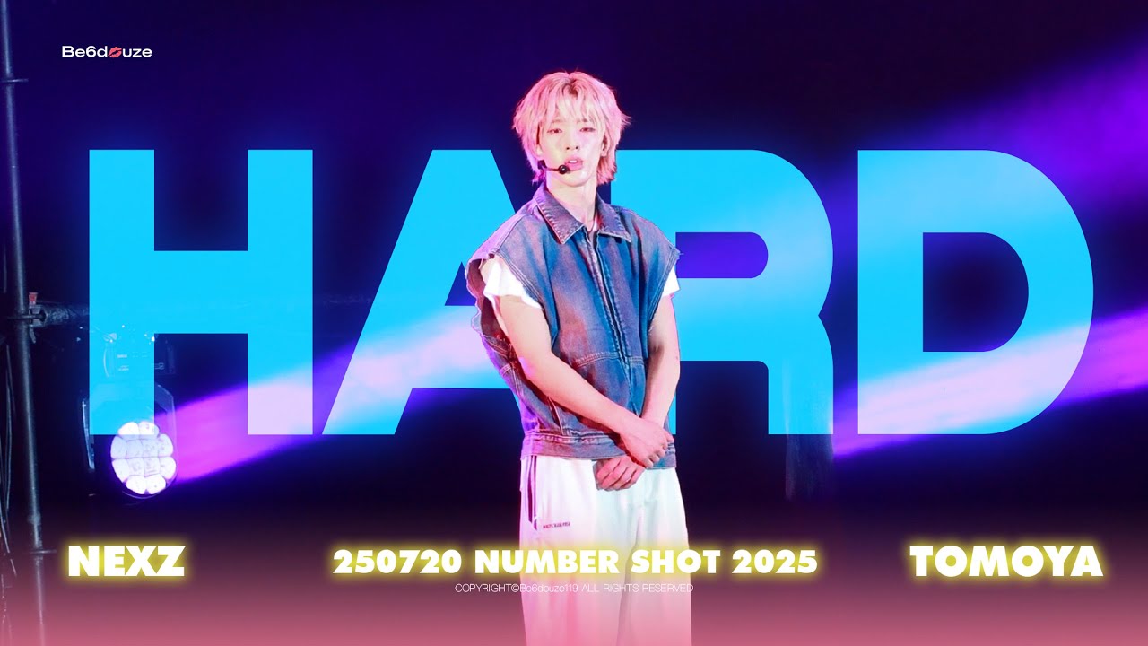 「NEXZ TOMOYA」250720 HARD 토모야 직캠 NUMBER SHOT 2025 in FUKUOKA