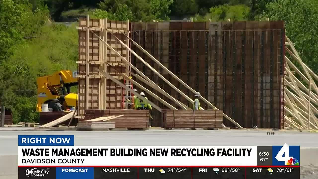 Waste Management building new recycling facility