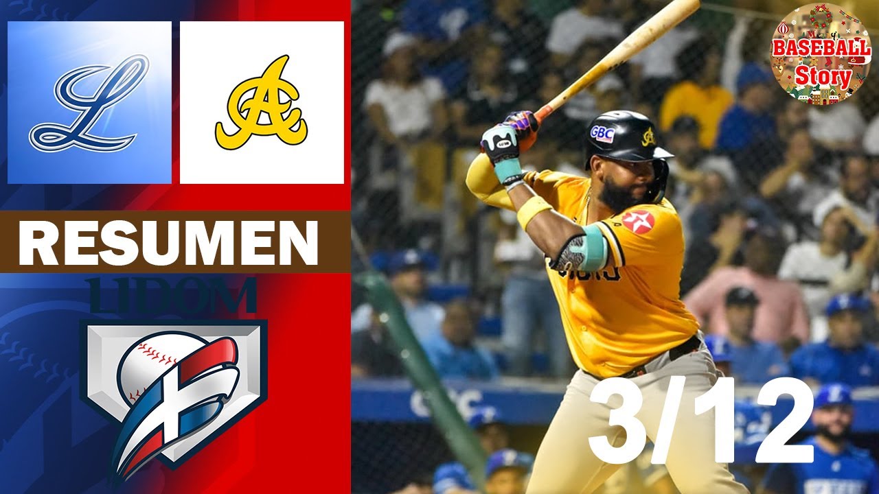 Resumen: Tigres del Licey Vs Águilas Cibaeñas Serie Serie Regular (3/12/2025)