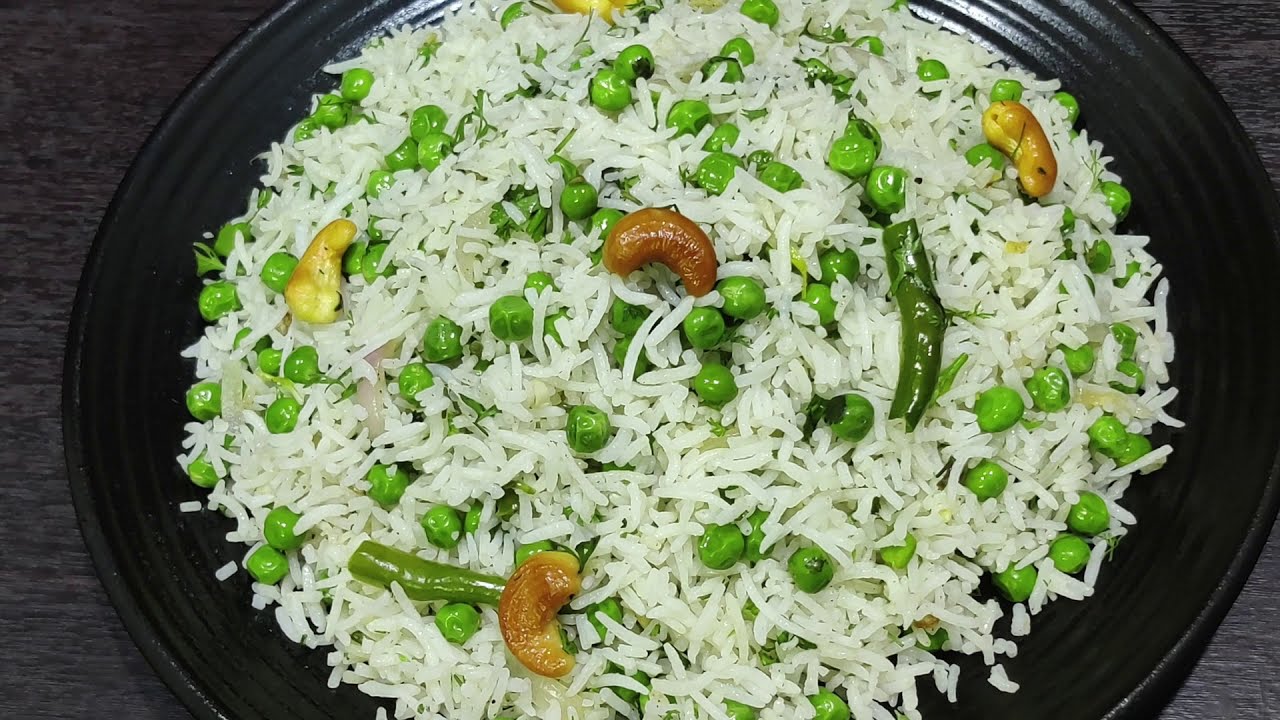 Green Peas Fried Rice | Matar Fried Rice | Rice Recipe | Peas Fried Rice