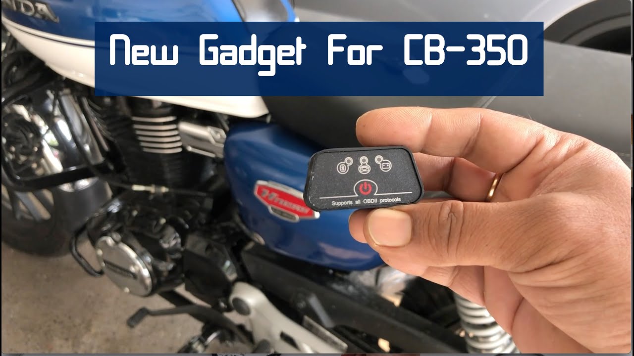 Новый гаджет для моего Honda H`ness CB350 | CarPm от GaragePro | Домашнее сканирование на наличие...