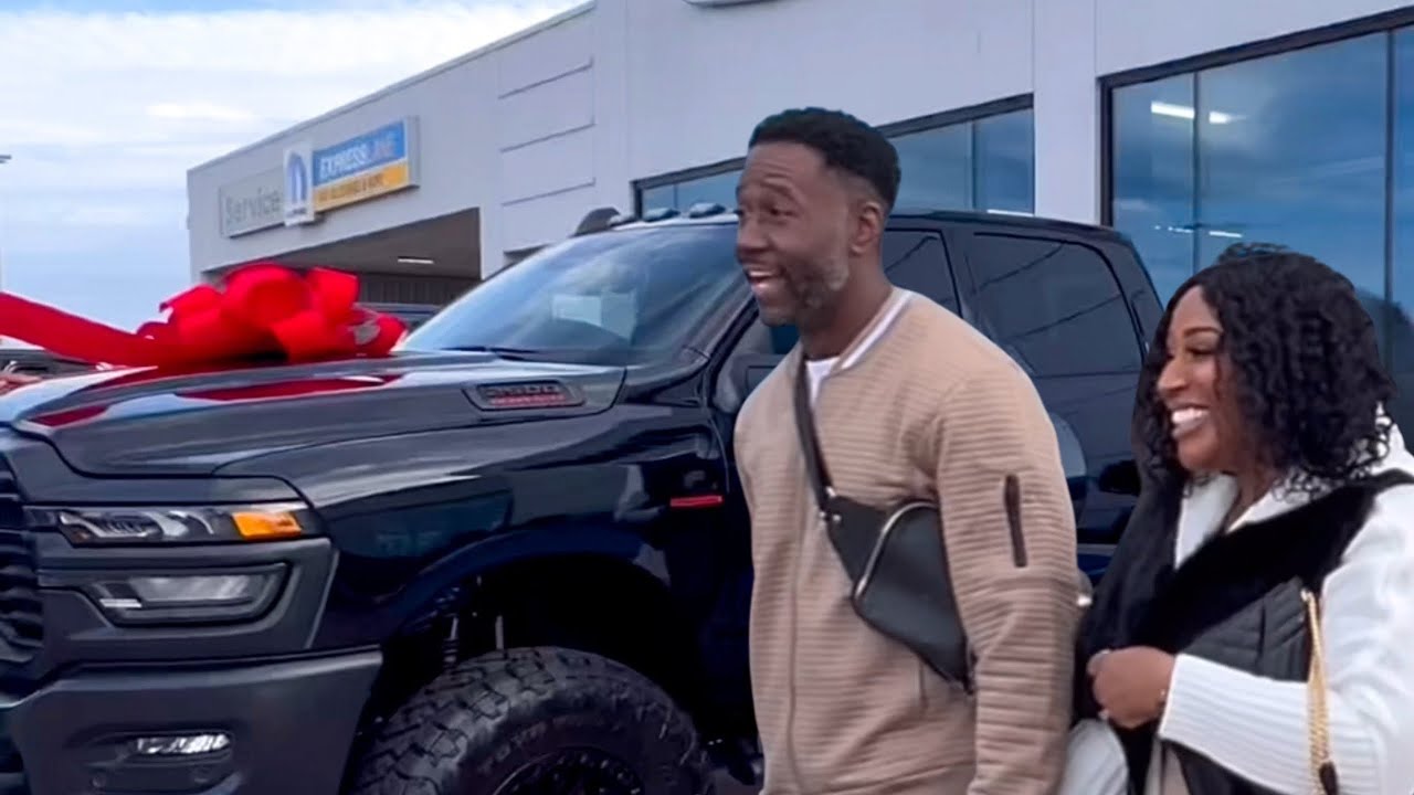 FULL VIDEO & SURPRISE REVEAL OF ME SECRETLY BUYING MY HUSBAND HIS DREAM TRUCK🎉🥺🙌🏾
