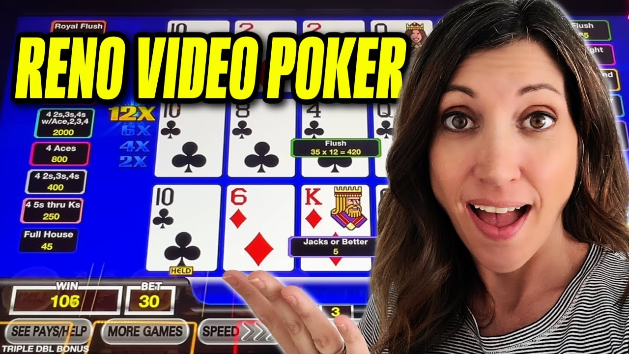 Video Poker in Reno - Triple Play and Multipliers Rising 🍀