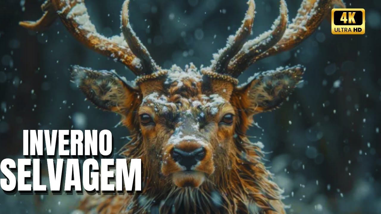 ❄️ Inverno Selvagem | A Dança da Vida no Gelo  | Nevasca Brutal na Floresta  | Documentário 🎥❄️