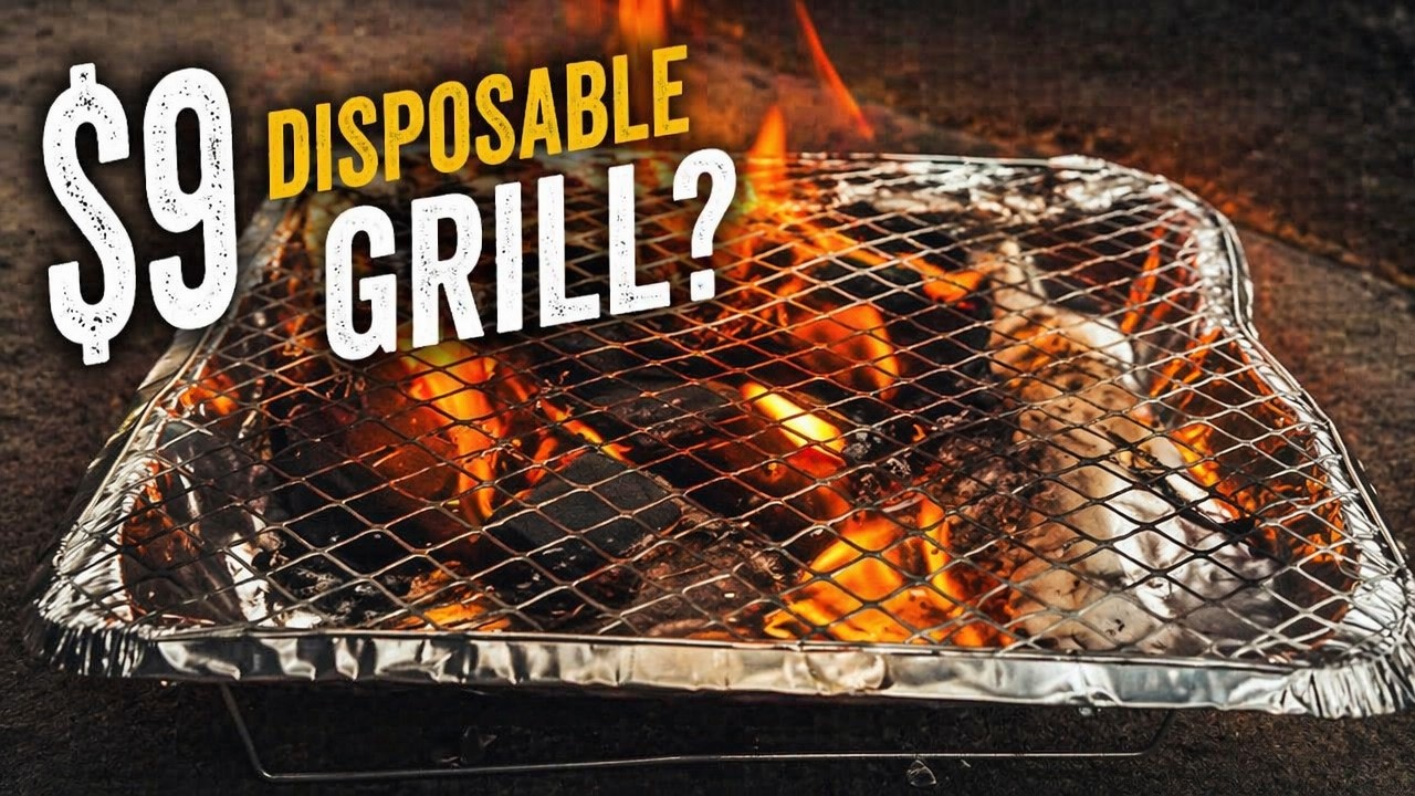 How Bad Is The $9 Disposable BBQ Grill?