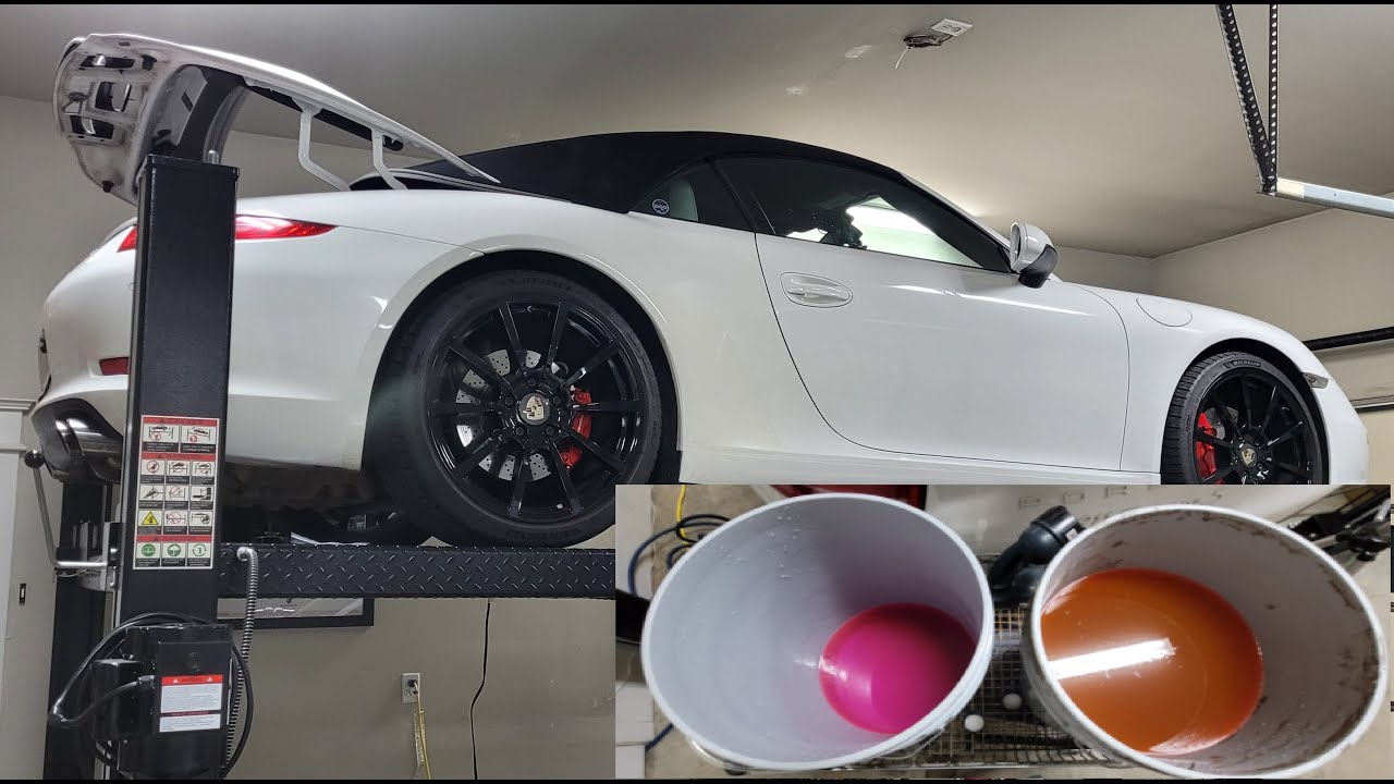 Porsche 911 (991.1) Coolant Drain, Fill, and Bleed