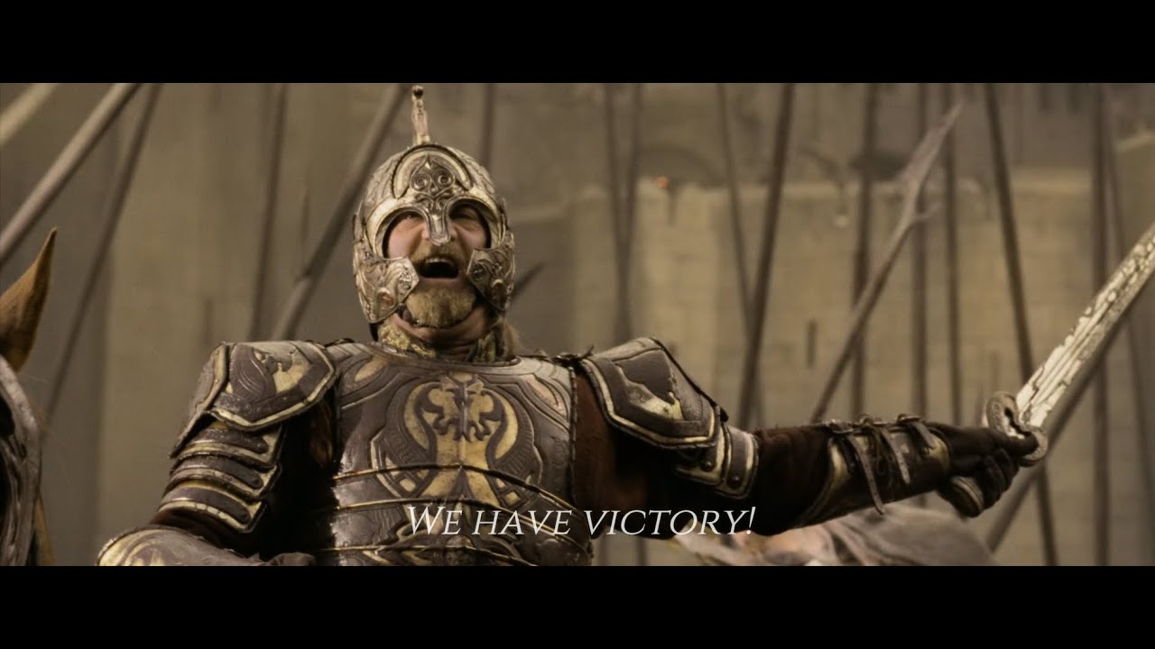 There's some good in this world and it's worth fighting for. LOTR