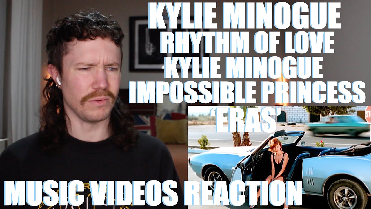 KYLIE MINOGUE - THREE 'ERAS' MUSIC VIDEOS REACTION