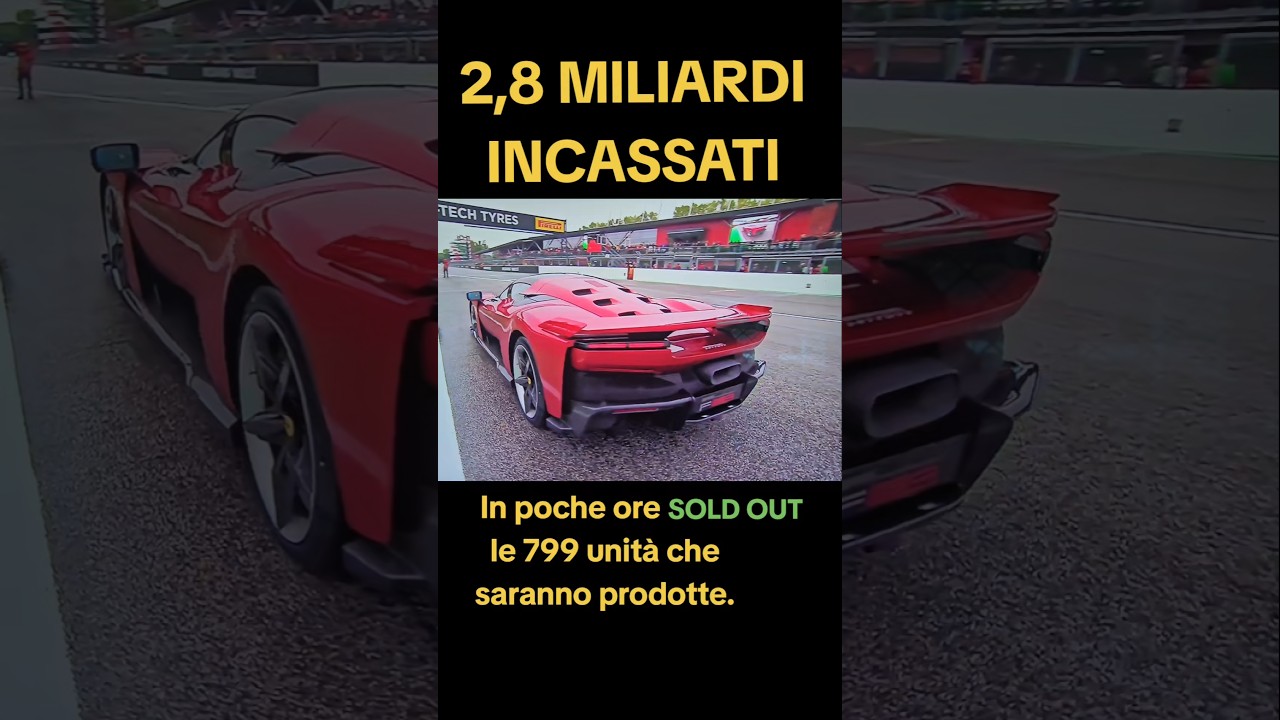 FERRARI F80, esaurite tutte le 799 unit&agrave;