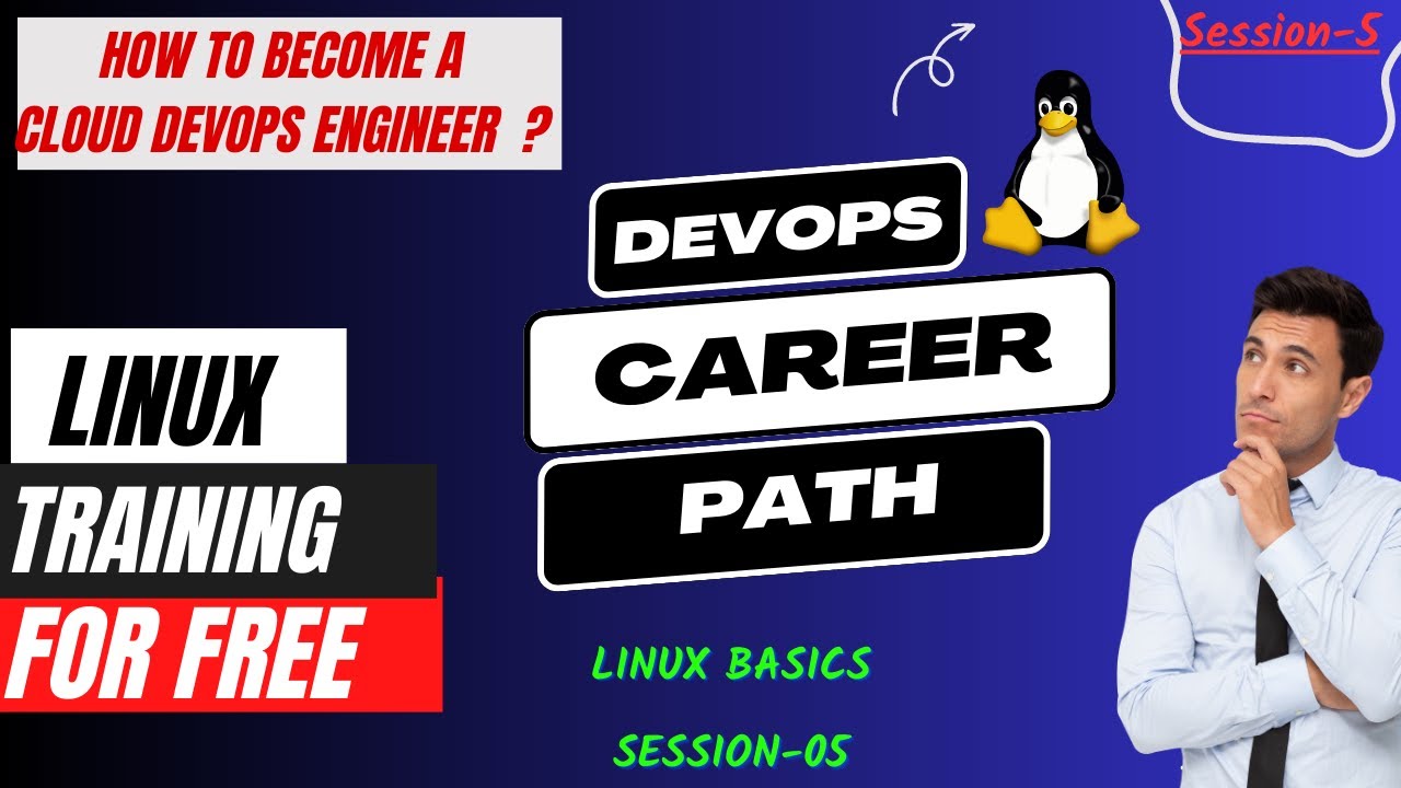 DevOps with AWS Career Path | Free Linux Training | Linux Basics | Session 05  @thecloudcareers ​