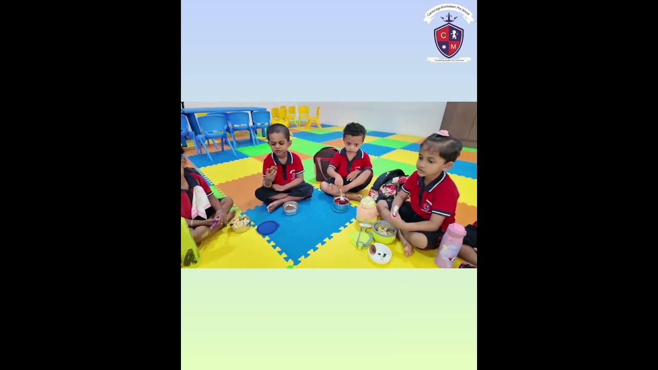 Today's Activity for PreKG / CAMBRIDGE MONTESSORI PRESCHOOL SIVAKASI /(12.02.26)