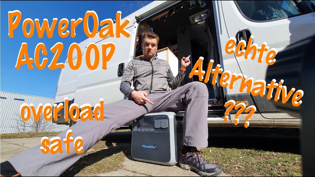 ⚡ Hart rangenommen 💥 PowerOak Bluetti AC200P | Power-station für Vanlife 🚐 Outdoor 🔥 Camping 🏕