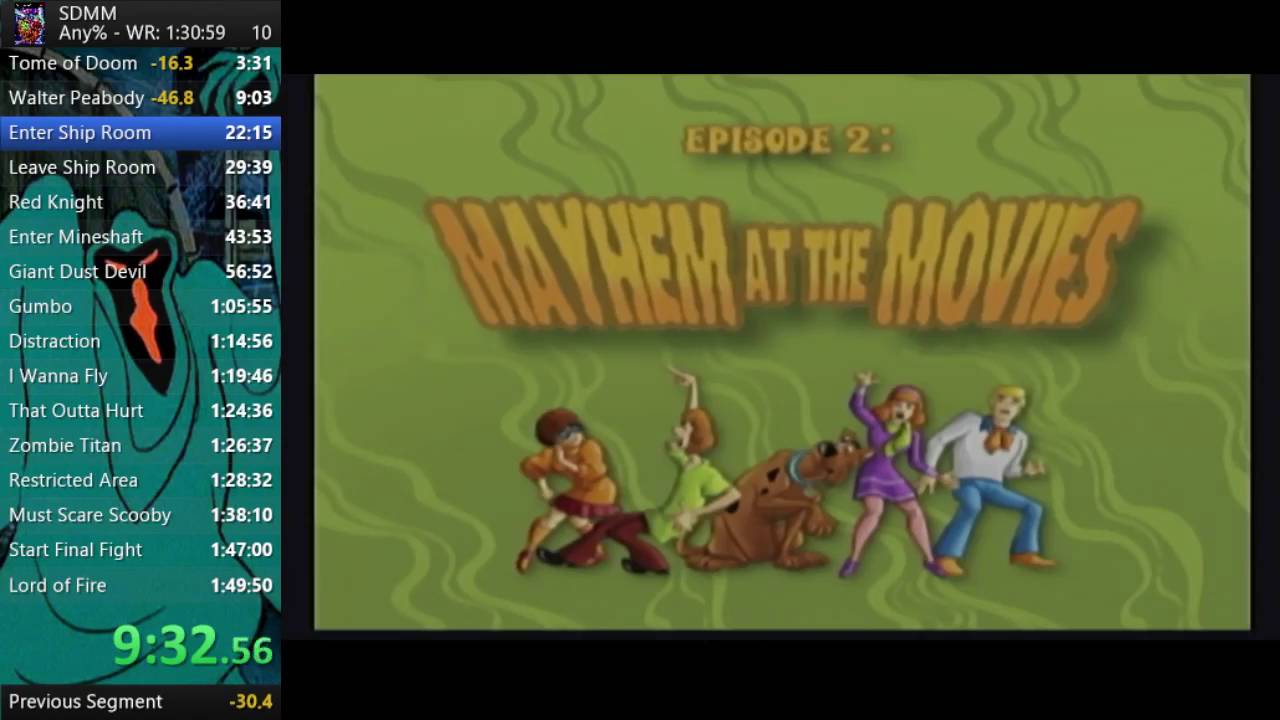 Scooby-Doo Mystery Mayhem Any% PB of 1:38:55