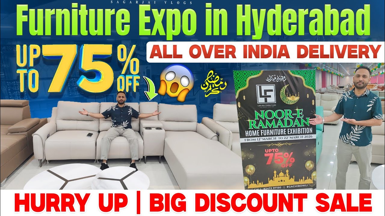 Furniture Trending Models 2026 expo In Hyderabad | Upto 75% Discount | Sofa Set | Dining Table 