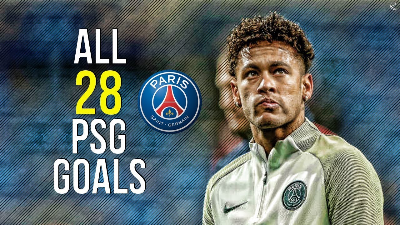 Neymar Jr ● All 28 Goals in PSG 2017/18 | HD