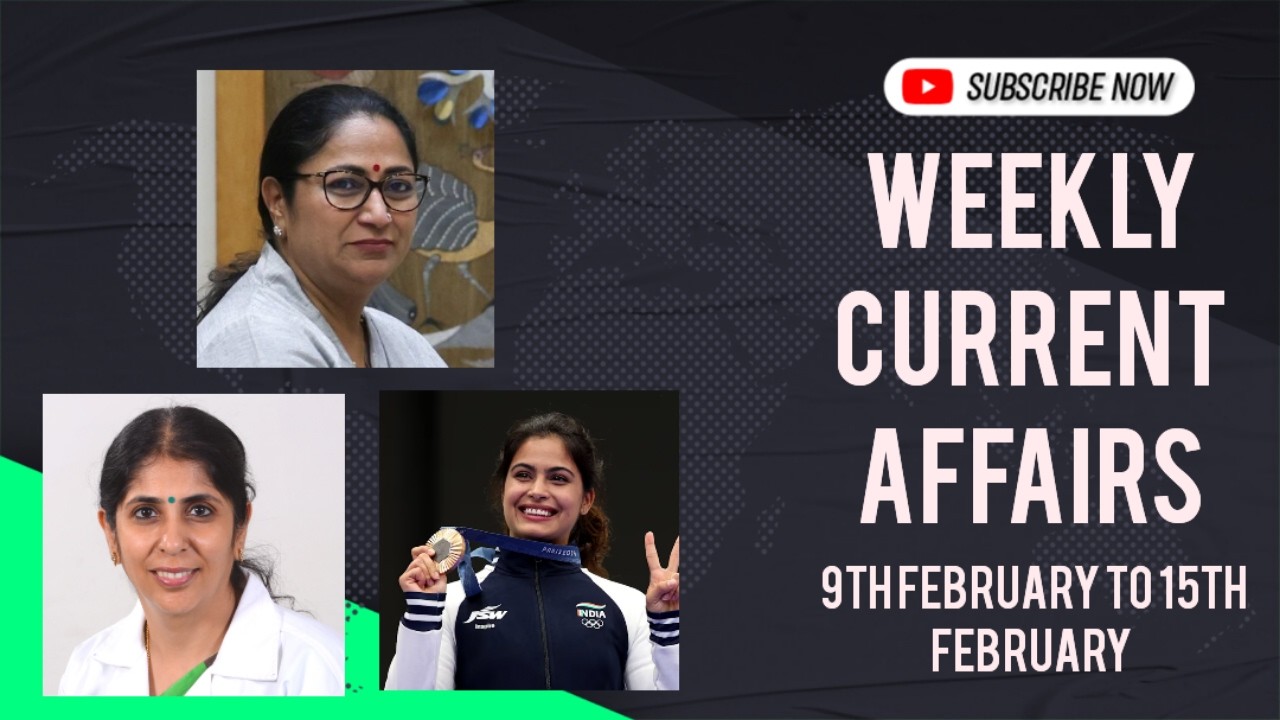 Weekly Current Affairs (9 to 15 Feb)I Daily Current Affairs I #currentaffairs2026