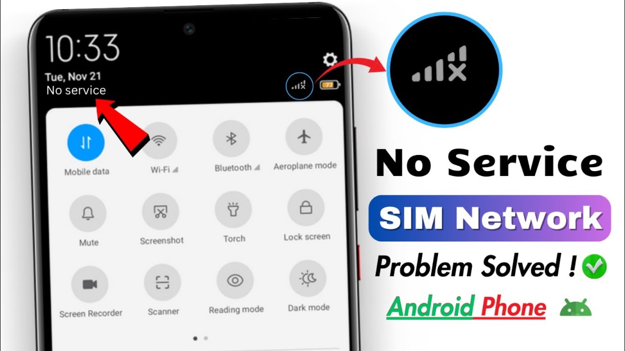 Solved Android Mobile NO SERVICE And No Network Problem 2025 | Mobile Network Not Available