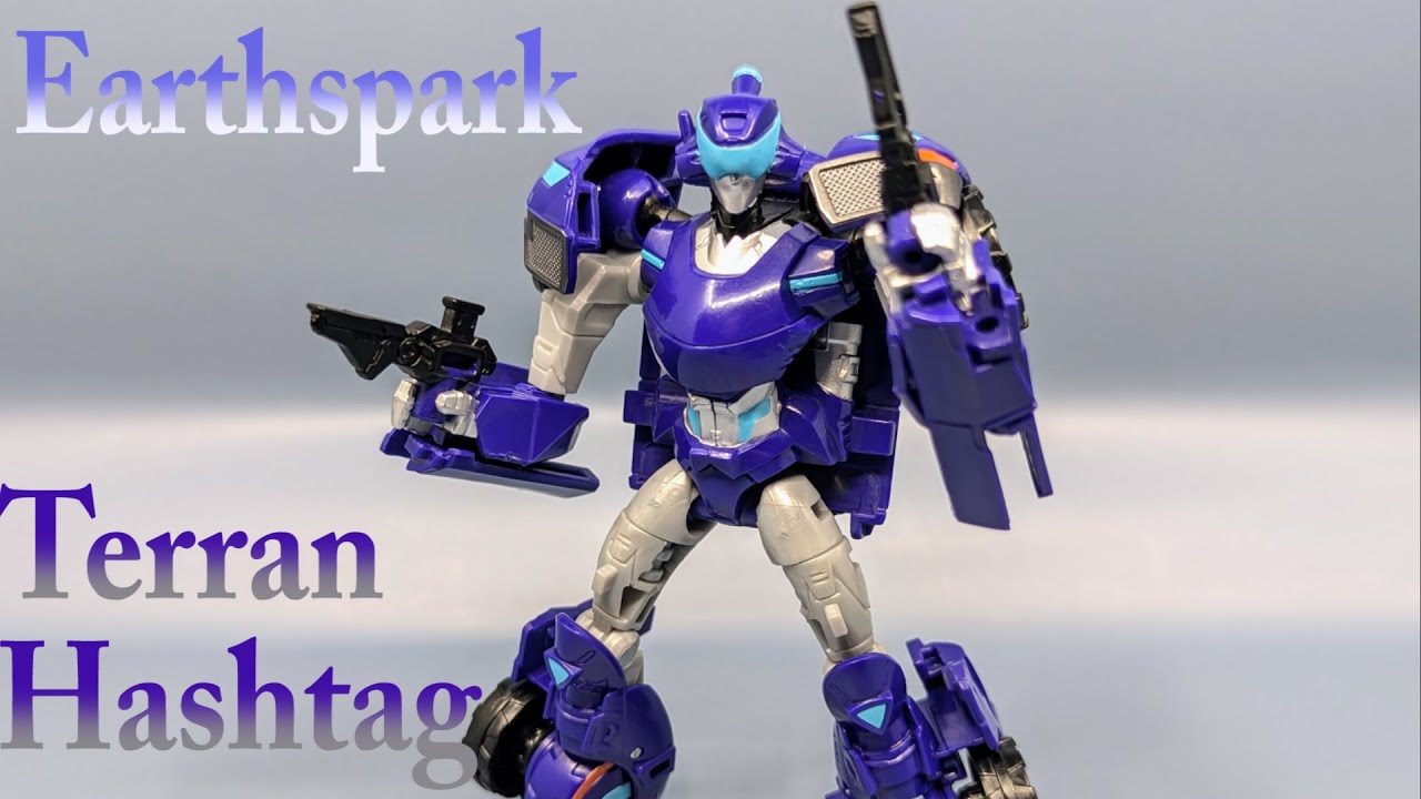 Chuck's Reviews Takara Tomy Transformers Earthspark DX Terran Hashtag