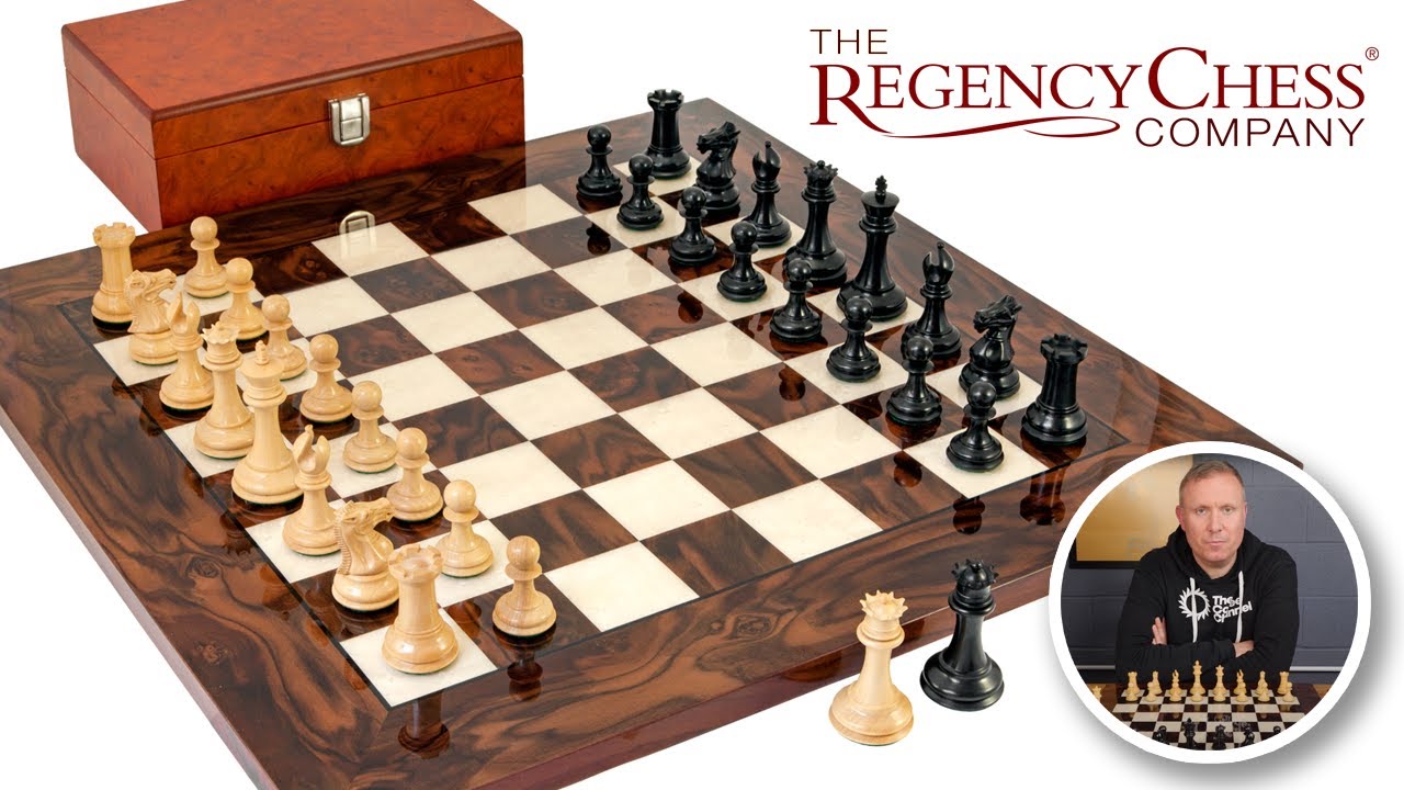 Black Sovereign Luxury Chess Set