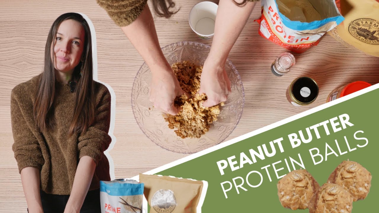 HOW TO MAKE - PEANUT BUTTER PROTEIN BALLS