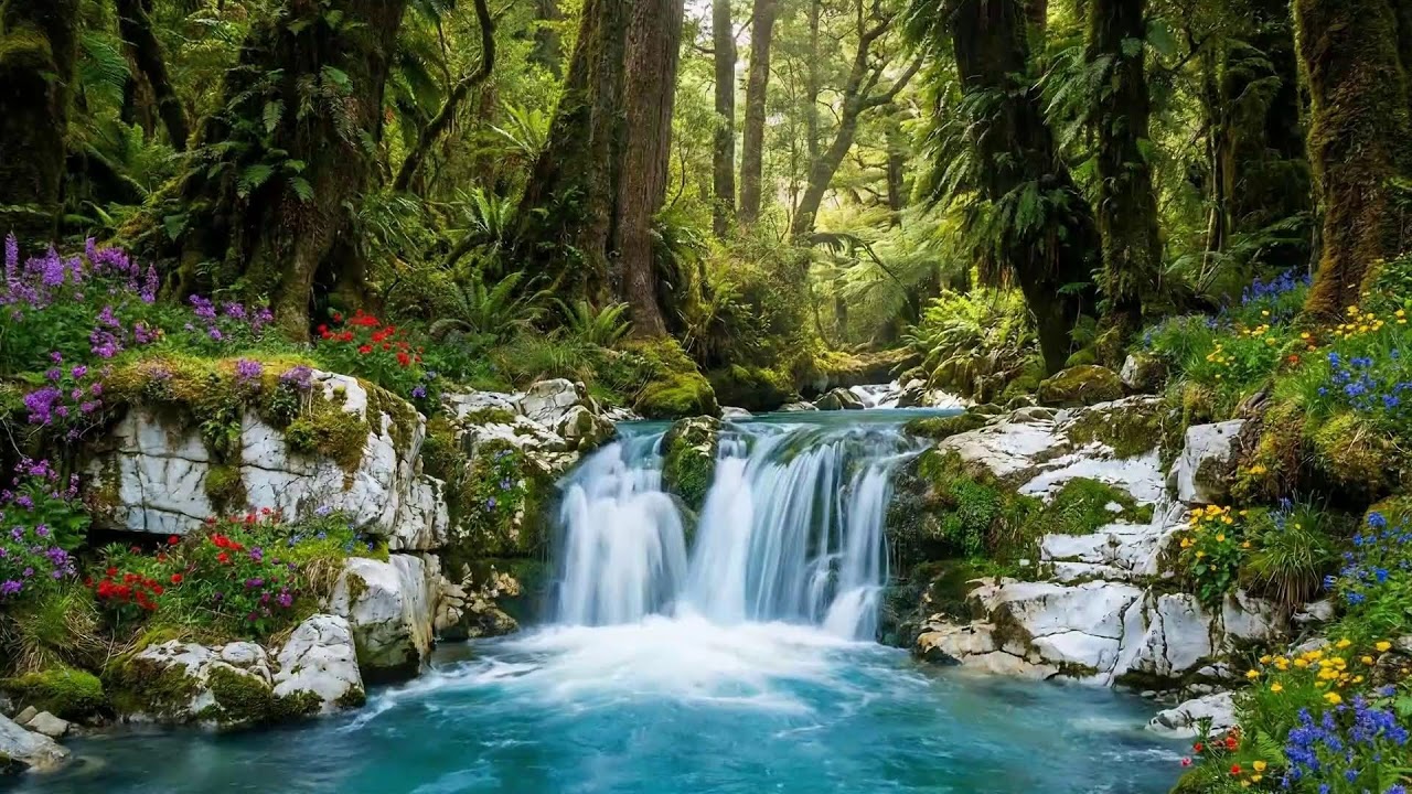 Calming Piano & Water Sounds 🌿 Relaxation for Sleep, Healing & Inner Peace,Improve sleep 5