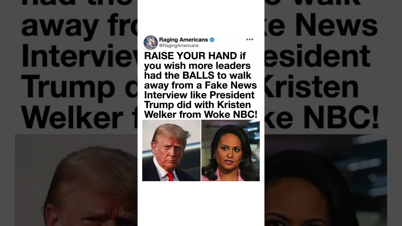 Trump Interview Walkout Sparks Debate 🇺🇸