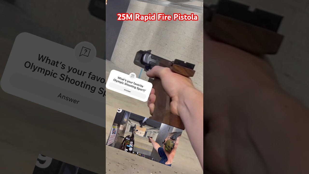 Olympic Shooting 25M Rapid Fire Training #olympics